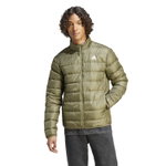 adidas Kurtka puchowa Essentials Light (odporna na wodę) oliwkowa męska