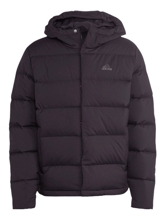 adidas Winter-Daunenjacke Helionic Hooded (wind- wasserabweisend) schwarz Herren