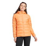 adidas Daunenjacke Terrex Multi Light Hooded orange Damen
