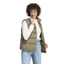 adidas Daunenweste Helionic (100% rec. Polyester) olivegrün Damen
