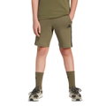 adidas Trainingshose Essentials (Baumwolle) kurz olivegrün Jungen
