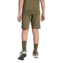 adidas Essentials Training Shorts (Cotton) olive green boys