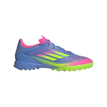adidas Fussballschuhe F50 League TF (Kunstrasen,Hart-Aschenplätze) blau/pink/lime Herren