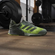 adidas Dropset 3 Fitness Trainers dark green/lime men's