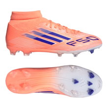 adidas Fussballschuhe F50 League MID FG/MG (Kunstrasen, für feste Böden) orange Herren