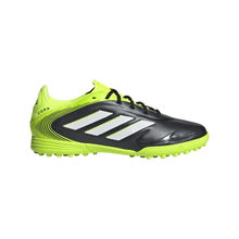 adidas Fussballschuhe Copa Pure III TF (für Kunstrasen, Hart- und Aschenplätze) schwarz/limegrün Jungen