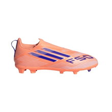 adidas Fussballschuhe F50 League LL FG/MG (Kunstrasen, für feste Böden) orange/blau Jungen