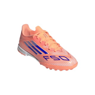 adidas football boots F50 League TF (for artificial grass, hard and clay courts) orange/blue boys