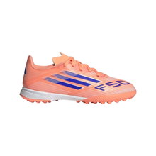 adidas Fussballschuhe F50 League TF (für Kunstrasen, Hart- und Aschenplätze) orange/blau Jungen