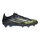 adidas Fussballschuhe F50 Pro FG (für feste Böden) schwarz/silber/lime Herren