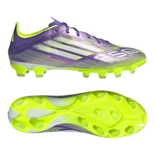 adidas Fussballschuhe F50 Pro MG (für Kunstrasen, Hart- und Aschenplätze) purple/lime Herren