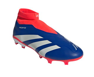 adidas Football Boots Predator League Laceless FG (without laces, for firm ground, natural grass) dark blue/red men's