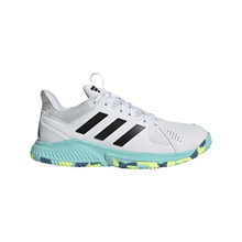 adidas Hallen-Indoorschuhe Court Flight weiss/blau/schwarz Damen