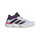 adidas Hallen-Indoorschuhe Courtstabil (Basketball) weiss/violett Herren