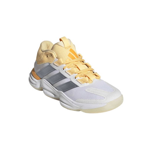 adidas halowe buty do koszykówki Courtstabil (Basketball) białe/srebrne/pomarańczowe damskie