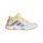 adidas Hallen-Indoorschuhe Courtstabil (Basketball) weiss/silber/orange Damen