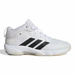 adidas halowe buty do gry CrazyFlight 7 Mid białe/czarne dziecięce