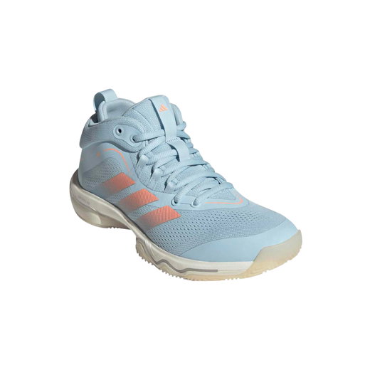 adidas Hallen-Indoorschuhe CrazyFlight 7 Mid hellblau/orange Damen