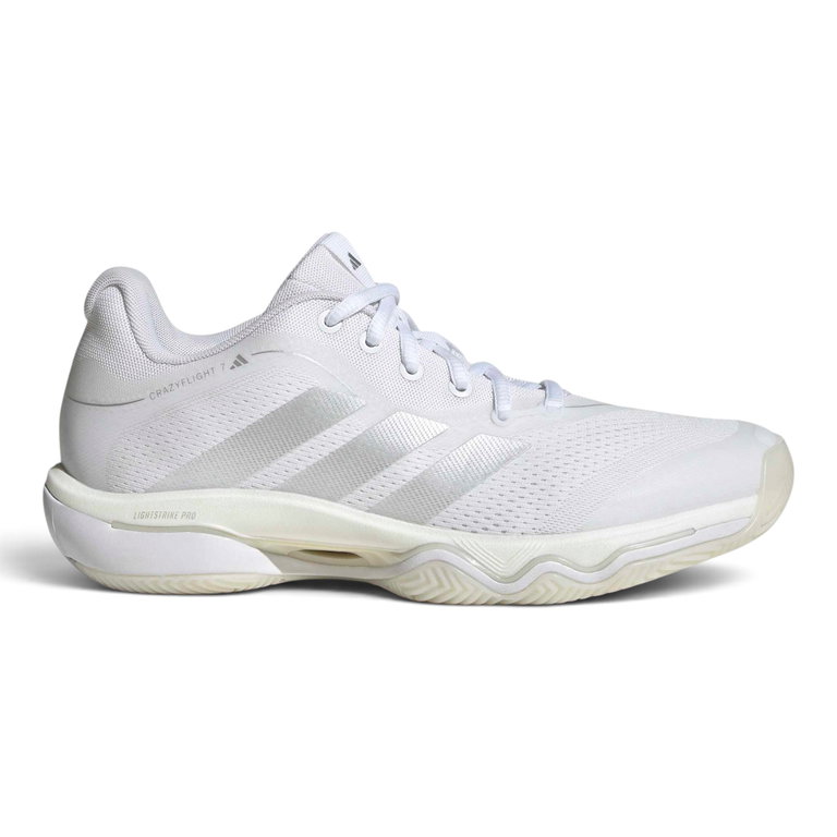 adidas Indoor Court Shoes CrazyFlight 7 white/silver ladies