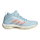 adidas Indoor Court Shoes CrazyFlight 7 Mid light blue/orange ladies