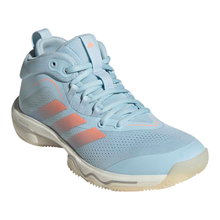 adidas Indoor Court Shoes CrazyFlight 7 Mid light blue/orange ladies