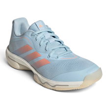 adidas Hallen-Indoorschuhe CrazyFlight 7 hellblau/orange Damen