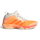 adidas Halowe buty do tenisa CrazyFlight Mid 7 pomarańczowo/białe męskie