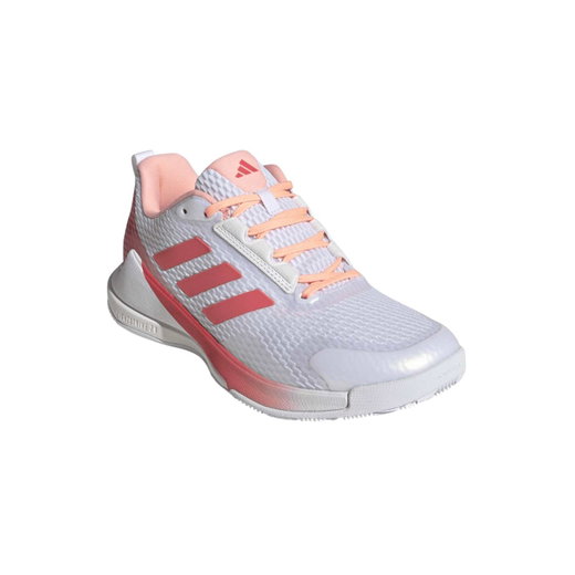 adidas Hallen-Indoorschuhe Novaflight 2 weiss/coralrot Damen