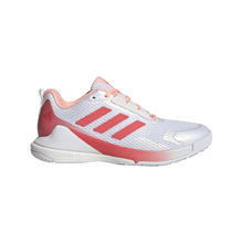 adidas Hallen-Indoorschuhe Novaflight 2 weiss/coralrot Damen