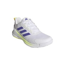 adidas Hallen-Indoorschuhe Novaflight 2 weiss/blau/limegrün Herren