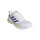 adidas indoor court shoes Novaflight 2 white/blue/lime green men's