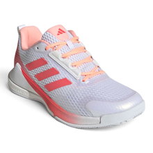 adidas Hallen-Indoorschuhe Novaflight 2 weiss/coralrot Damen