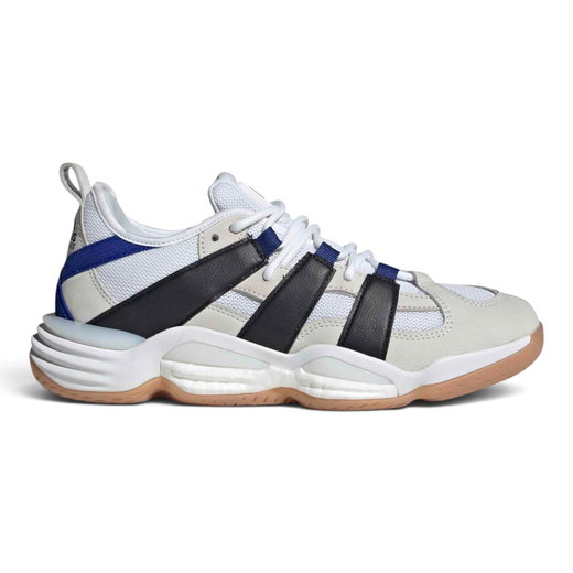 adidas halowe buty sportowe Stabil 16 2026 białe/czarne/niebieskie męskie