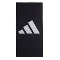 adidas Handtuch (100% Baumwolle) schwarz/weiss 140x70cm