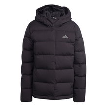 adidas Winter-Daunenjacke Helionic mit Kapuze (wasserabweisend) schwarz Damen