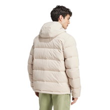 adidas Winter-Daunenjacke Helionic Hooded (wind- wasserabweisend) beige Herren