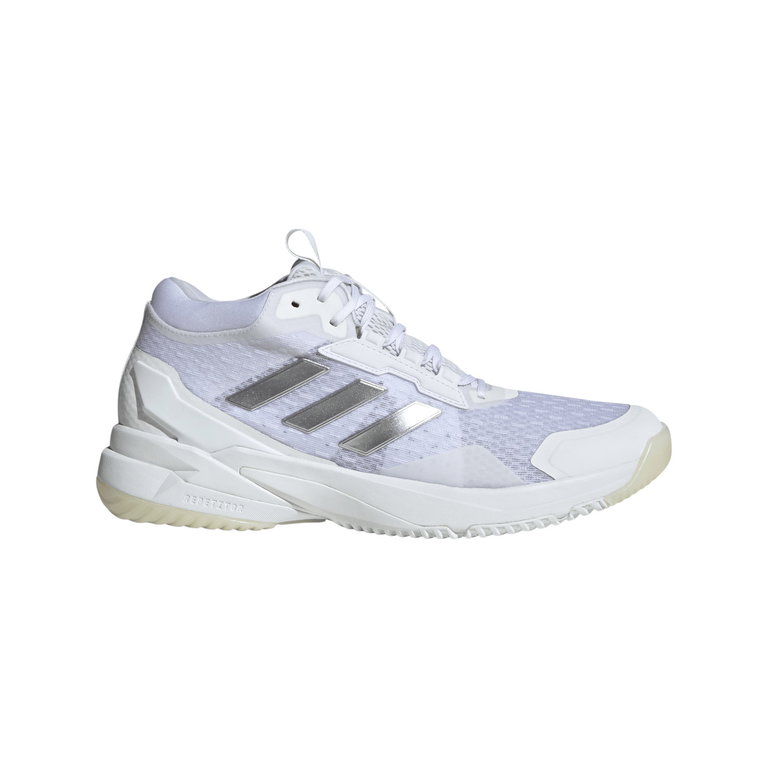 adidas Hallen-Indoorschuhe CrazyFlight 6 Mid weiss/silber Damen