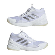 adidas Hallen-Indoorschuhe CrazyFlight 6 Mid weiss/silber Damen