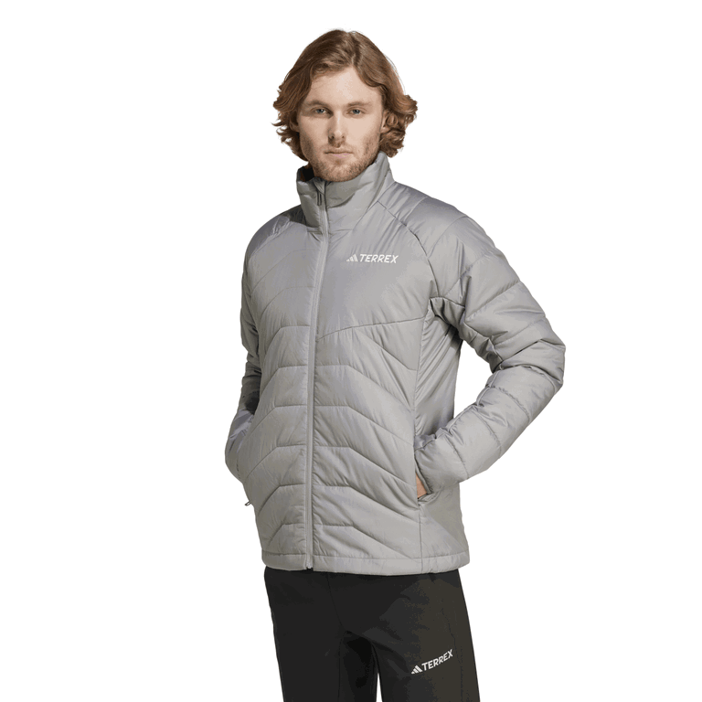 adidas Isolationsjacke Terrex Multi Insulated (Wanderjacke) grau Herren