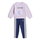 adidas Jogginganzug Disney Die Eiskönigin (Baumwolle-Mischung) lila/navyblau Kleinkinder Mädchen