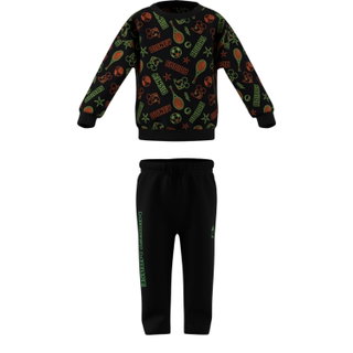 adidas Jogginganzug Disney Micky Maus (Pullover und Hose) schwarz Kleinkinder