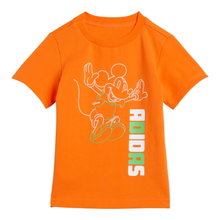 adidas Jogginganzug Disney Micky Maus (T-shirt und kurze Hose) orange/rot Kleinkinder