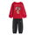 adidas Jogginganzug Disney Micky Maus (Baumwolle-Mischung) rot/schwarz Kleinkinder