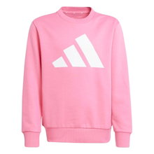 adidas Essentials jogging suit (cotton blend) pink/black girls