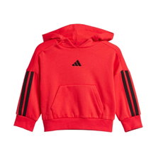 adidas Essentials jogging suit (cotton blend) red/black toddlers