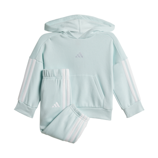 adidas Jogginganzug Essentials (Baumwolle-Mischung) mintblau Kleinkinder