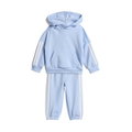 adidas Jogginganzug Essentials (Baumwolle-Mischung) hellblau/weiss Kleinkinder