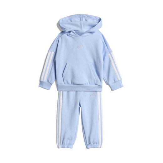 adidas Jogginganzug Essentials (Baumwolle-Mischung) hellblau/weiss Kleinkinder