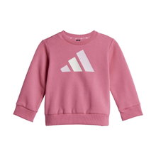 adidas Essentials 240 Jogging Suit (Cotton Blend) pink/grey for Toddler Girls