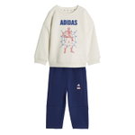 adidas Jogginganzug Marvel Spider-Man (Baumwolle-Mischung) weiss/blau Kleinkinder